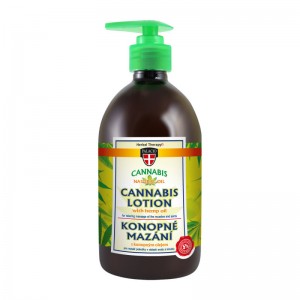 Cannabis masažo gelis su dozatoriumi 500ml. 